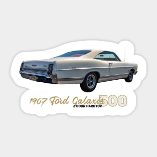 1967 Ford Galaxie 500 2 Door Hardtop Sticker